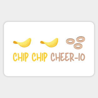 Chip Chip Cheer-io Sticker